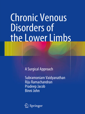 cover image of Chronic Venous Disorders of the Lower Limbs